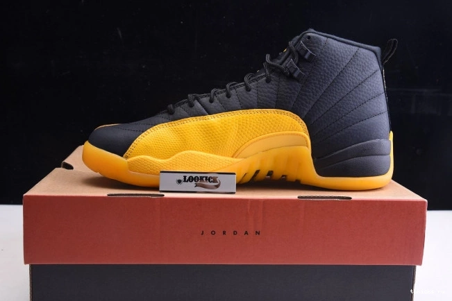 Reps TB Air Black Jordan 12 Retro University Gold 130690-070 0721